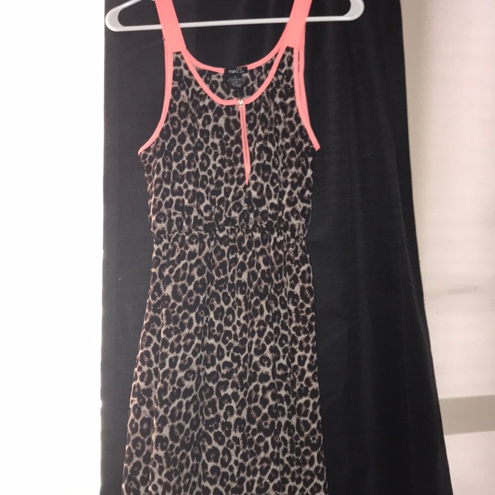 Leopard print dress